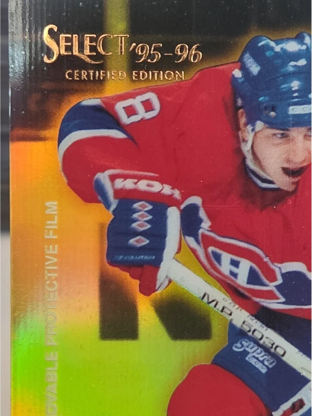 1996 Pinnacle Select 95-96 Certified #10 Canadiens Mark Recchi Mirror Gold SSP